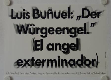 El Angel Exterminador re-release german movie poster